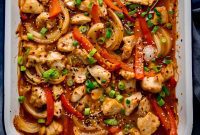 Easy Chicken Stir Fry Sheet Pan