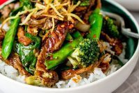 Sizzling Ginger Beef Stir Fry