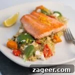 The Diet-Defying Leek and Mushroom Gratin 10 Pan-fried trout with quinoa, roasted vegetables, and feta.