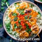 The Diet-Defying Leek and Mushroom Gratin 4 Thai Prawns With Cauliflower Rice - a flavorful, low-calorie meal.