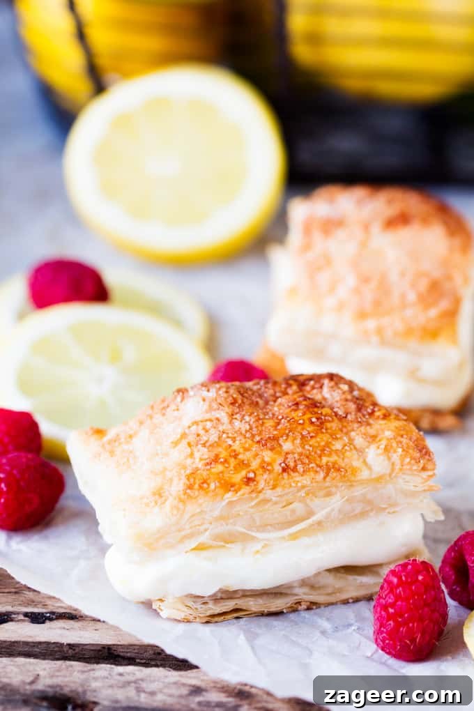 Tangy Lemon Cream Cheese Puffs 2 Quick, easy and really tasty Lemon Cream Cheese Puffs
