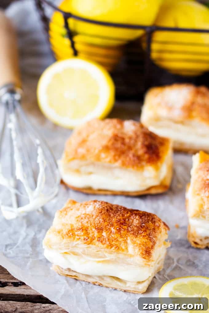 Tangy Lemon Cream Cheese Puffs 5 Quick, easy and really tasty Lemon Cream Cheese Puffs