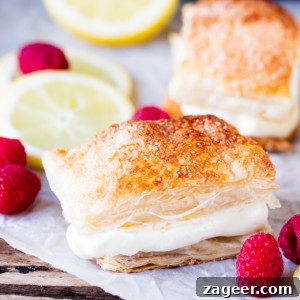 Tangy Lemon Cream Cheese Puffs 6 Lemon Cream Cheese Puffs