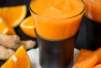 Warm Orange, Carrot & Ginger Smoothie Recipe for Immunity Boost