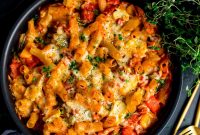 Turkey and Ham Pasta Bake with Cheesy Béchamel Sauce