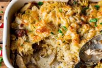 Creamy Chicken Alfredo Pasta Bake Recipe for Weeknight Dinner