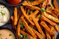 Crispy Oven-Baked Sweet Potato Fries Recipe