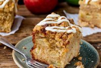 Apple Crumble Cake Recipe: Moist Spiced Apple Cake with Crunchy Streusel