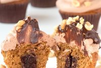 Gluten-Free Chocolate Peanut Butter Banana Cupcakes