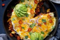 Chorizo, Bean & Tortilla Lasagna: One-Pan Mexican Casserole