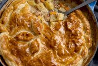 Hearty Sausage and Tangy Mustard Pie Recipe