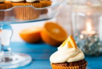 Carrot and Orange Cupcakes with Zesty Cream Cheese Frosting