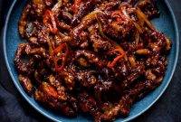 Crispy Chilli Beef Recipe with Sticky Sweet-Spicy Sauce