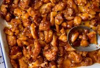 Crispy Baked Honey Garlic Chicken Thighs with Sticky Glaze