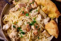 Creamy Garlic Parmesan Chicken Pasta Recipe