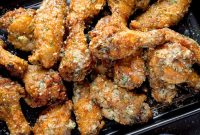 Crispy Garlic Parmesan Chicken Wings Recipe