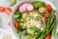 Creamy Pesto Spring Vegetable Risotto