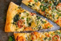 Garlic Cheese & Tomato Pizza Bread Recipe — Quick Update Inside