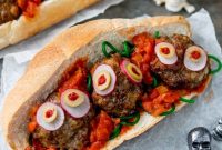 Spooky Halloween Eyeball Sub Recipe for Party Appetizers