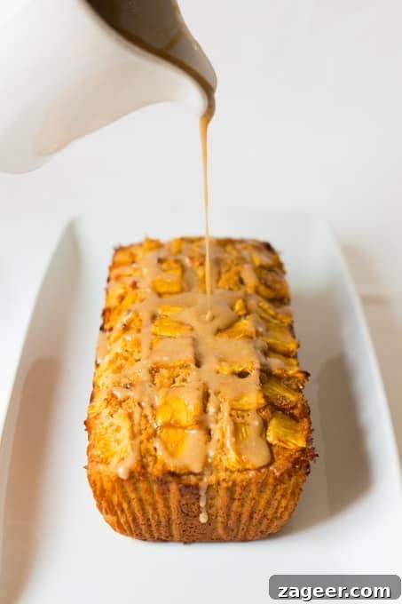 Coconut Pineapple Quick-Yeast Loaf Recipe 4 Coconut Pineapple Bread - Soft, tender coconut cake with caramelized pineapple and a brown sugar glaze.