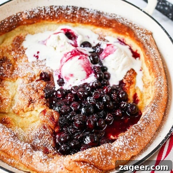 Oven Cooked Dutch Pancake