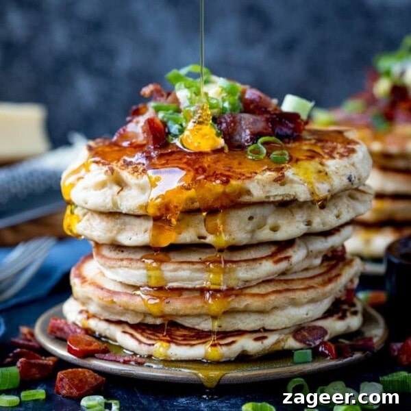 Savoury Dinner Pancakes with Chilli Butter