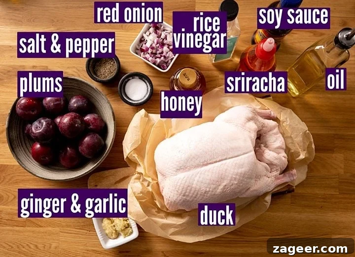 Crispy Homemade Roast Duck Recipe for Perfectly Crunchy Skin 4 Ingredients for crispy duck with plum sauce