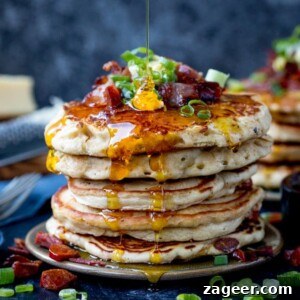 Savory Dinner Pancakes with Spicy Chilli Butter 8 Savoury Dinner Pancakes with Chilli Butter. These Savoury Pancakes would make great street food! Simple and quick to make - great for a speedy dinner!