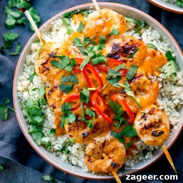 Crispy Coconut Shrimp Recipe with Mango Dipping Sauce 8 Thai Prawns With Cauliflower Rice