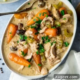 Top Slow Cooker Recipes for Flavorful Weeknight Meals 8 White oblong serving bowl filled with chicken casserole