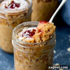 Pantry-Friendly Recipes: Delicious Meals from Store Cupboard Staples 21 PB&J mug cake ready in 5 minutes