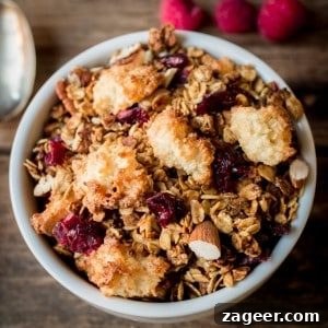 Coconut Macaroon Granola Recipe — Crunchy Toasted Coconut Clusters 4 img 2208 4