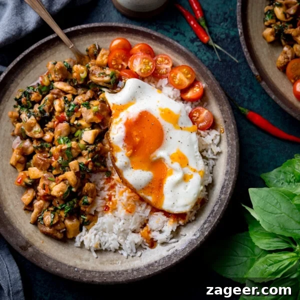 Grilled Beef Satay Recipe: Tender Skewers with Peanut Sauce 14 Thai basil chicken with rice and egg