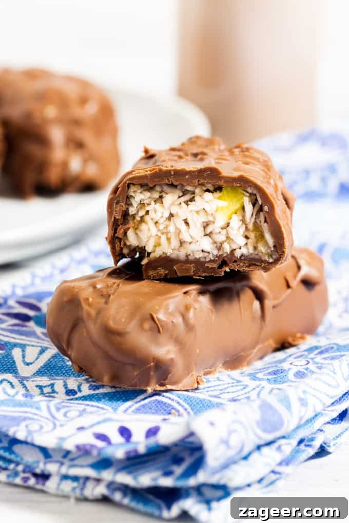 Tropical Chocolate Bars: Exotic Flavors & Where to Buy 2 A healthier version of the favourite coconut chocolate bar.