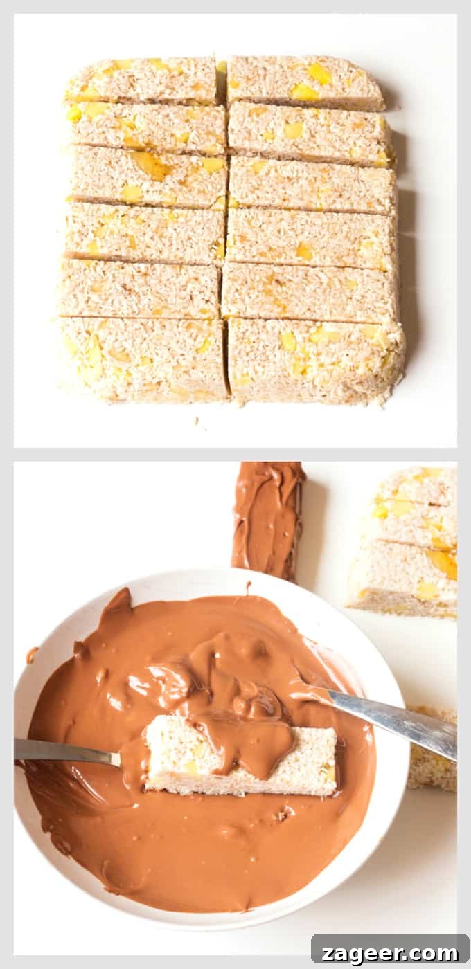 Tropical Chocolate Bars: Exotic Flavors & Where to Buy 3 A healthier version of the favourite coconut chocolate bar.