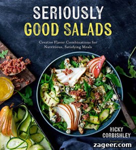 Crisp Green Salad with Tangy Vinaigrette Dressing 9 Book cover of Seriously Good Salads book by Nicky Corbishley