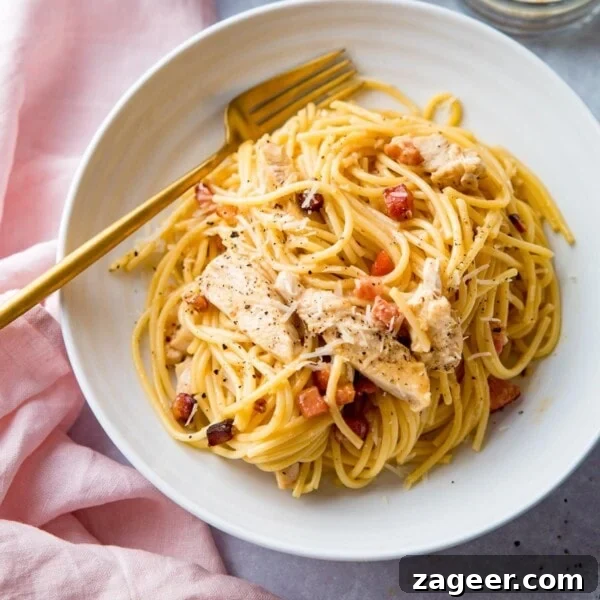 Creamy Tomato Sauce for Ravioli: Quick Weeknight Recipe 11 Chicken Carbonara