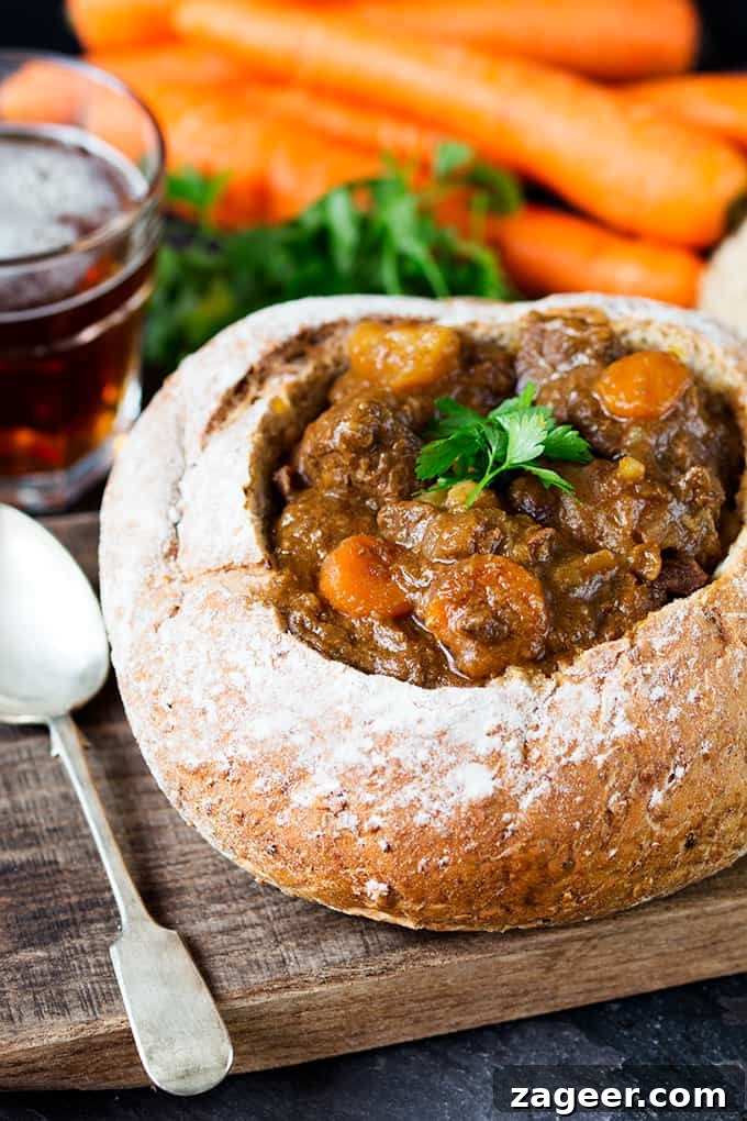 Irish Bunny Chow: Dublin-Style Bunny Chow Recipe & Guide 2 Irish Bunny Chow (no bunnies included) - a deliciously hearty crockpot dinner.