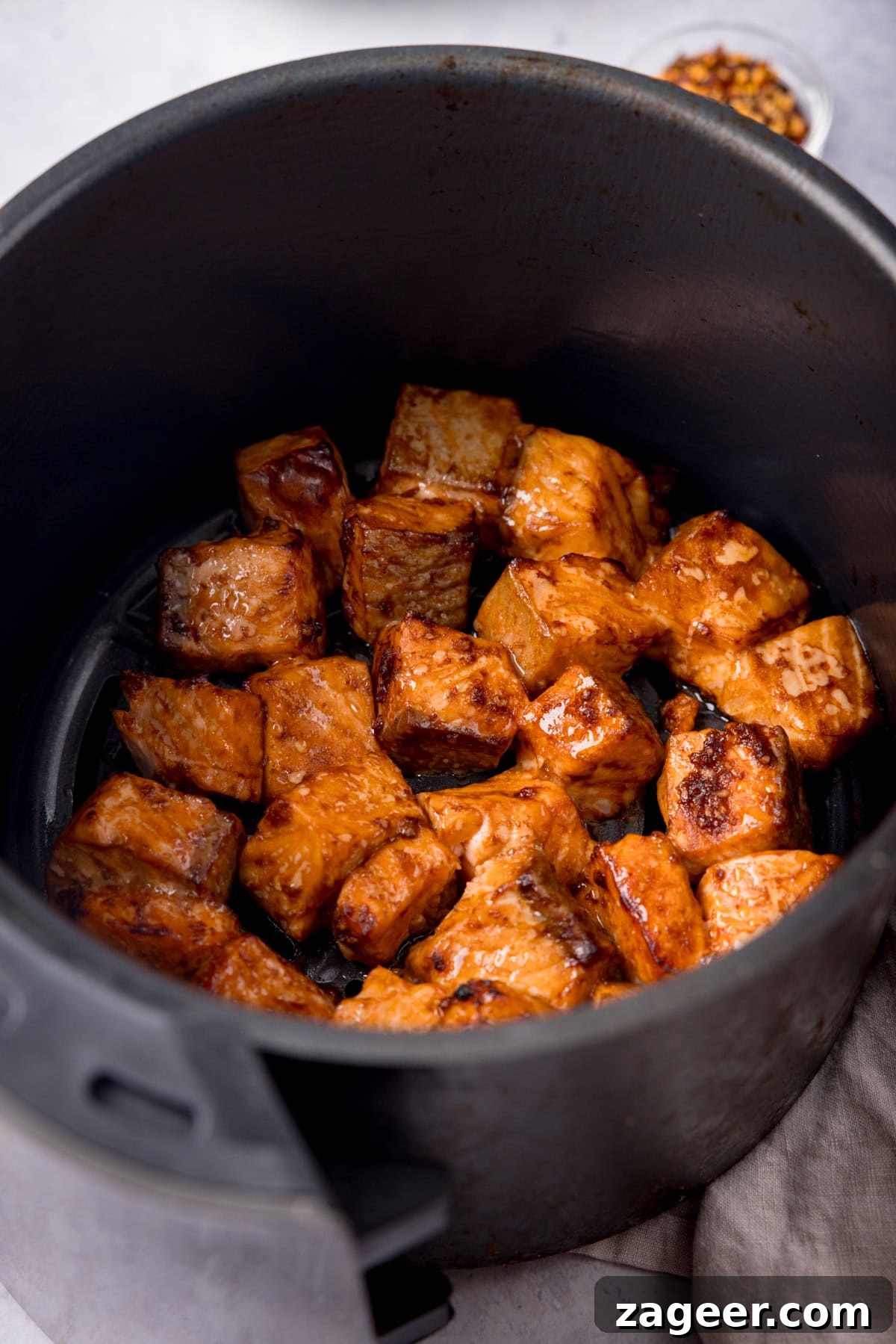 Crispy Air Fryer Teriyaki Salmon Recipe in 20 Minutes 5 img 37889 4