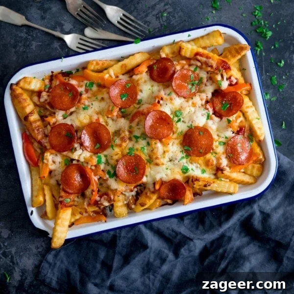 Crispy Buffalo Chicken Spring Rolls with Blue Cheese Dip 12 Pizza fries on a baking tray