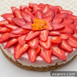 No-Bake Strawberry Vanilla Cheesecake Recipe for Summer Serving 5 img 394 4