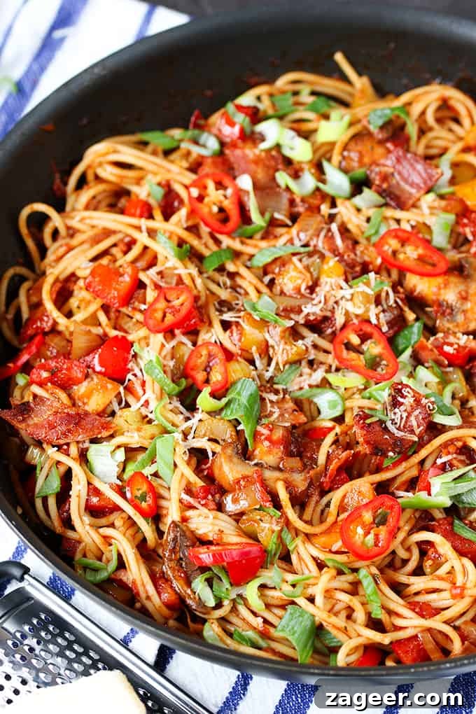 Make-Ahead Freezable Spaghetti: Prep, Freeze, and Reheat Fast 3 You can make this flavour-packed spaghetti dish ahead of time - without it clumping together. Full of veg, plus crispy bacon. Just reheat for a quick dinner. Freezable too!