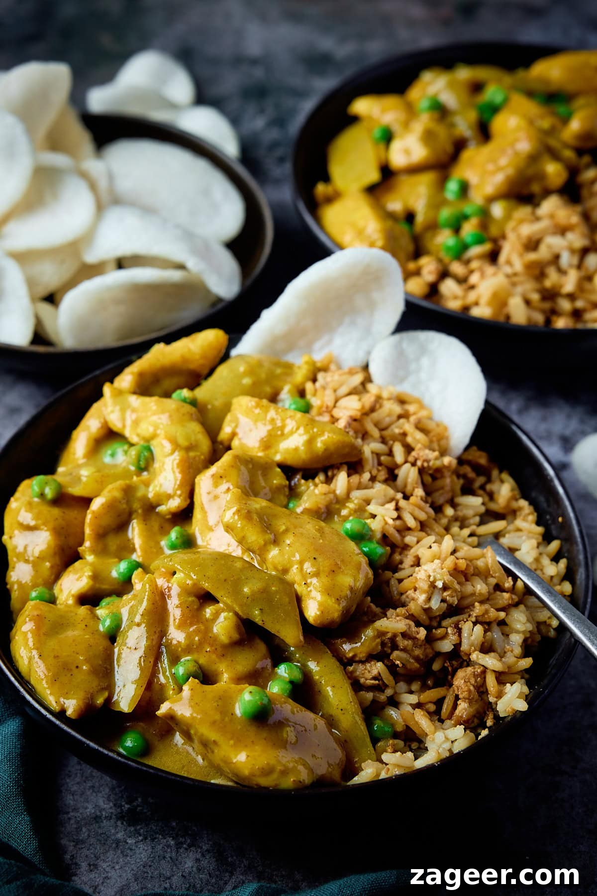 Authentic Chinese-Style Chicken Curry Recipe for Weeknights 4 Chinese chicken curry plated