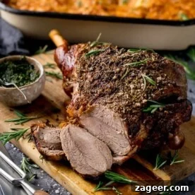 Creative Easter Dinner Menu Ideas for a Memorable Celebration 10 Roast leg of lamb