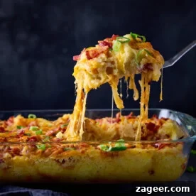 Creative Easter Dinner Menu Ideas for a Memorable Celebration 22 Mashed potato casserole with bacon