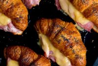 Classic Ham and Cheese Croissants Recipe for Flaky, Gooey Pastries