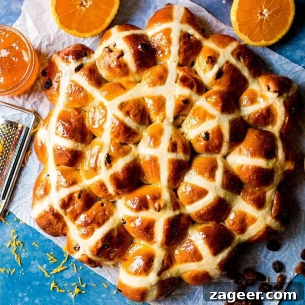 Cinnamon French Toast Recipe: Crispy, Custardy Morning Toast 12 Hot cross buns on a blue background