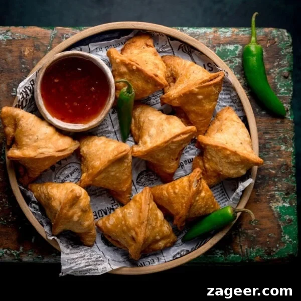 Turkey Lettuce Wrap Recipe: Flavorful Low-Carb Meal Ideas 9 Plate of handmade Indian style samosas