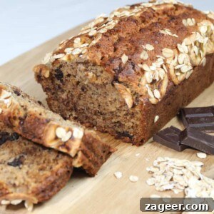 Chocolate Oat Banana Bread