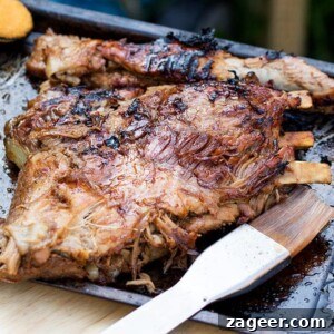 Sticky Slow-Cooked BBQ Ribs You Can Make at Home 5 My absolute favourite sticky Asian ribs revisited and revised especially for the BBQ. Fall-off-the-bone, lip-smacking deliciousness!